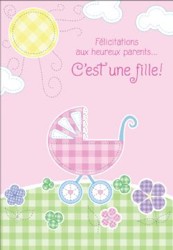 NAISSANCE - FÉLICITATIONS AUX HEUREUX PARENTS... C'EST UNE FILLE! - DE MILLBROOK